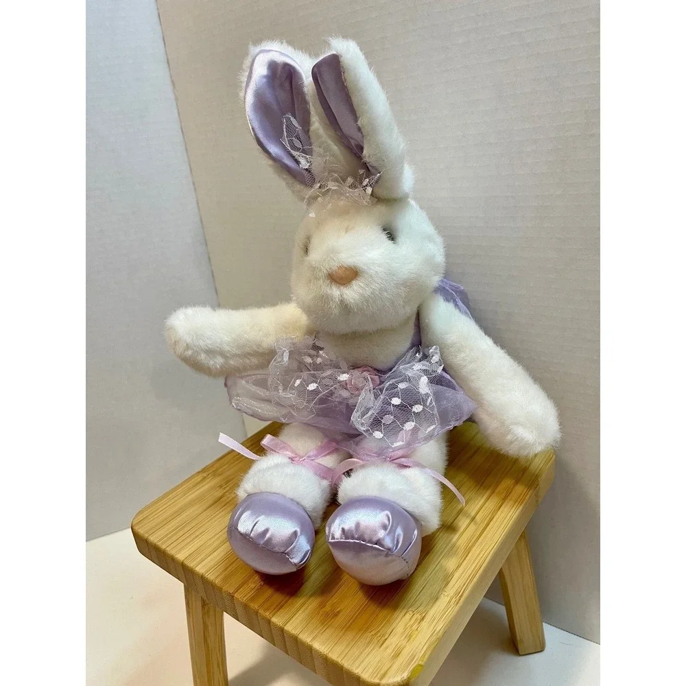 MTY International Ballet Bunny Rabbit Plush Stuffed Animal‎ Purple 16